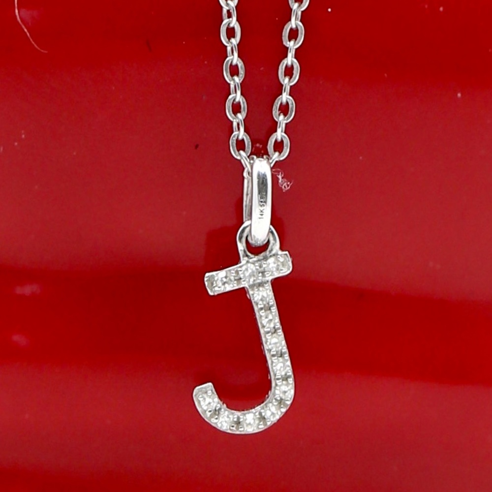 Diamond Letter Necklace